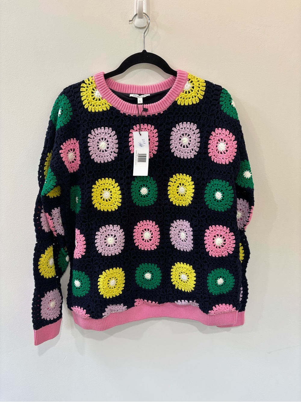 Olivia Rubin Colorful Crochet Sweater